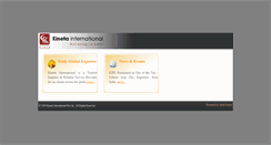 Desktop Screenshot of kinetainternational.com